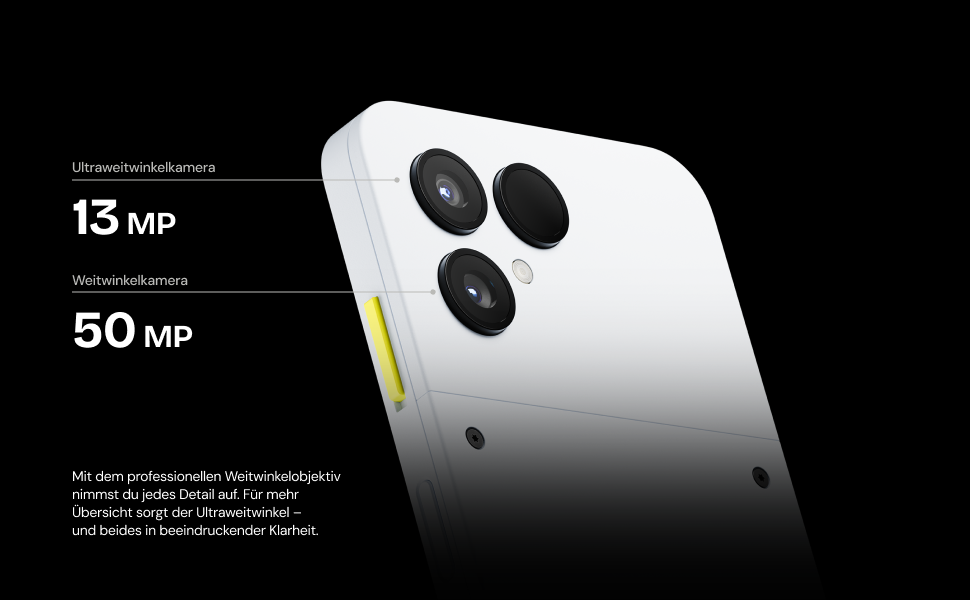 das Bild zeigt die Kameras des Fairphone 6